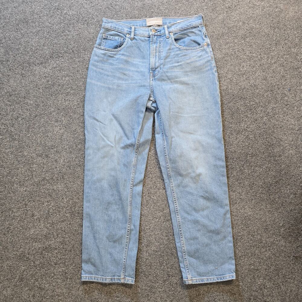 Everlane Jeans Womens Size 28 Blue Cheeky Tapered Leg Denim Ankle Capsule Basic
